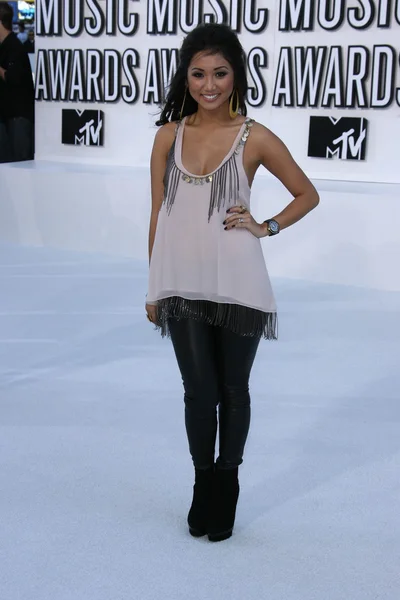 Brenda song 2010 mtv video müzik, nokia theatre l.a. live, los angeles, ca. 08-12-10 Ödülleri — Stok fotoğraf