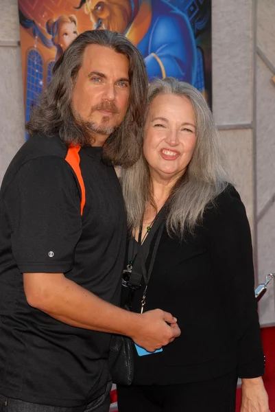 Robby benson i karla devito — Zdjęcie stockowe