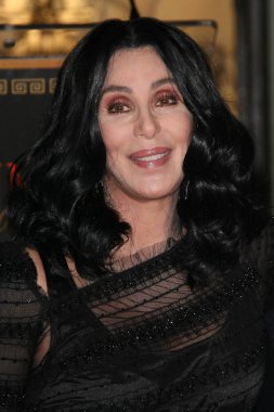 Cher cher'ın el ve ayak izi töreni, grauman's Çince tiyatro, hollywood, ca. 11-18-10