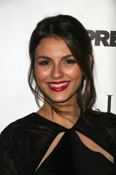 Victoria justice vid elle och express "25 25" event, palihouse, west hollywood, ca. 10-07-10 — Stockfoto