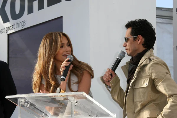 Jennifer Lopez and Marc Anthony — Stock Photo, Image