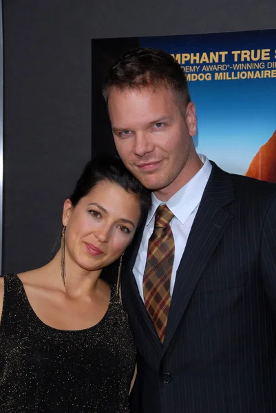 Jim Parrack, wife Ciera Parrack at the "127 Hours" Los Angeles Premiere, Samuel Goldwyn Theater, Beverly Hills, CA. 11-03-10 — Stock Photo, Image