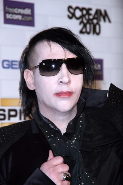 Marilyn Manson, Spike TV "Scream 2010," Yunan Tiyatrosu, Los Angeles, Ca. 10-16-10 — Stok fotoğraf