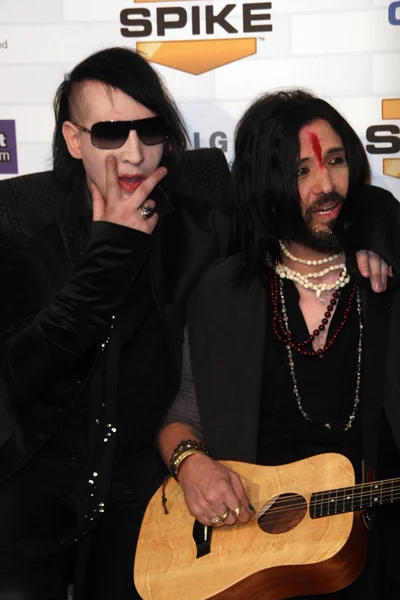 Marilyn Manson na Spike TV "Scream 2010," řecké divadlo, Los Angeles, Ca. 10-16-10 — Stock fotografie