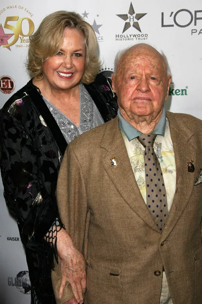 Jan Rooney and Mickey Rooney — Stock fotografie