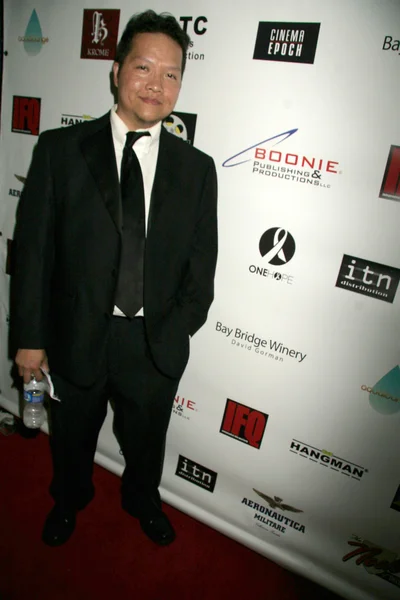 Edwin Santos at the Beverly Hills Film, TV and New Media Festival Opening Night, Aqua Lounge, Beverly Hills, CA. 10-21-10 — Stok fotoğraf