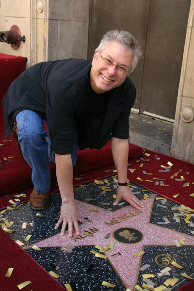 Alan Menken na cerimônia Alan Menken Hollywood Walk of Fame Star, El Capitan Theater, Hollywood, CA. 11-10-10 — Fotografia de Stock