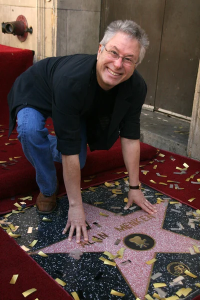 Alan Menken at the Alan Menken Hollywood Walk of Fame Star Ceremony, El Capitan Theater, Hollywood, CA. 11-10-10 — Stock Photo, Image