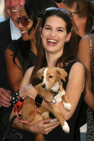 Cara Santa Maria en la ceremonia de inducción de Bill Maher en el Paseo de la Fama de Hollywood, Hollywood, CA. 09-14-10 — Foto de Stock