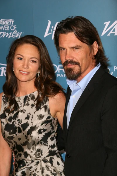 Diane Lane and Josh Brolin — Stock Photo, Image