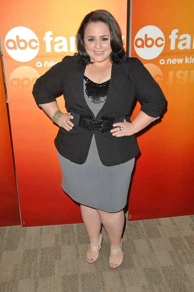 Nikki Blonsky na Disney Abc televizní skupiny letní Press Junket, Abc Studios, Burbank, Ca. 05-15-10 — Stock fotografie