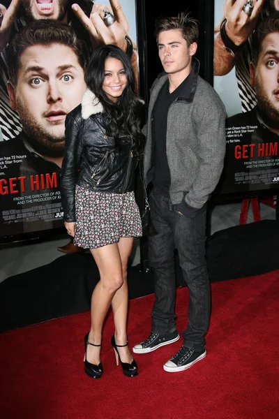 Vanessa Hudgens, Zac Efron — Stock Photo, Image