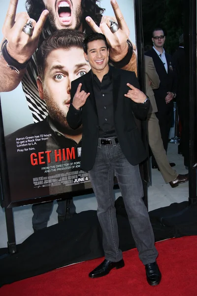 Mario Lopez al "Get Him To The Greek" Los Angeles Premiere, Greek Theater, Los Angeles, CA. 05-25-10 — Foto Stock