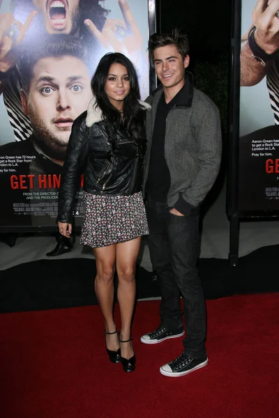 Vanessa Hudgens, Zac Efron — Stock fotografie