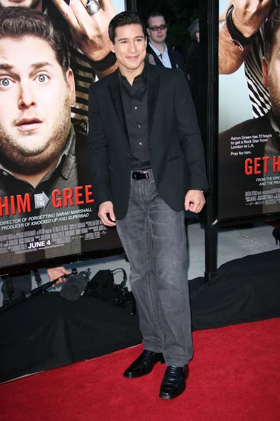 Mario Lopez at the "Get Him To The Greek" Los Angeles Premiere, Greek Theater, Los Angeles, CA. 05-25-10 — Stock Photo, Image