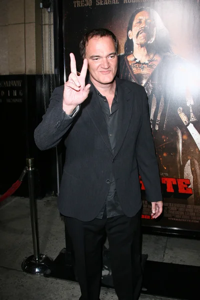 Quentin Tarantino al "Machete" Los Angeles Premiere, Orpheum Theater, Los Angeles, CA. 08-25-10 — Foto Stock