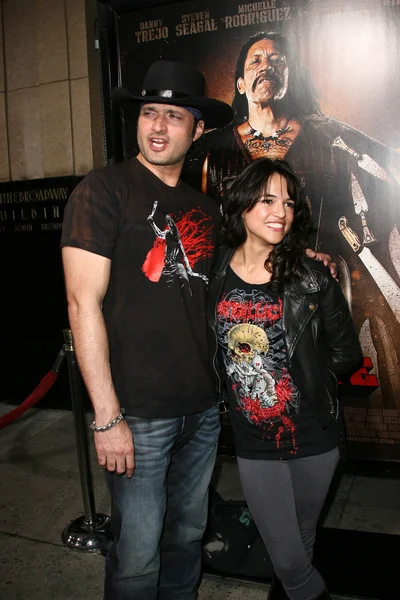 Robert Rodriguez and Michelle Rodriguez — Stock Photo, Image