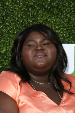 Gabourey sidibe cbs, cw, şov zamanı yaz basın turu partisi, beverly hilton hotel, beverly hills, ca. 07-28-10