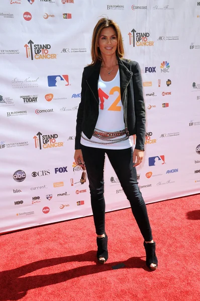 Cindy Crawford at the 2010 Stand Up To Cancer, Sony Studios, Culver City, CA. 09-10-10 — Stok fotoğraf