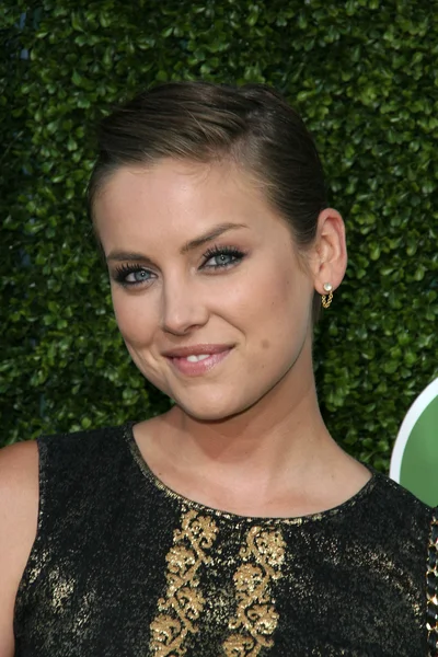 Jessica Stroup alla CBS, The CW, Showtime Summer Press Tour Party, Beverly Hilton Hotel, Beverly Hills, CA. 07-28-10 — Foto Stock