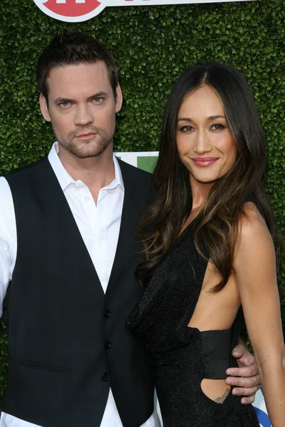 Shane West e Maggie Q — Fotografia de Stock