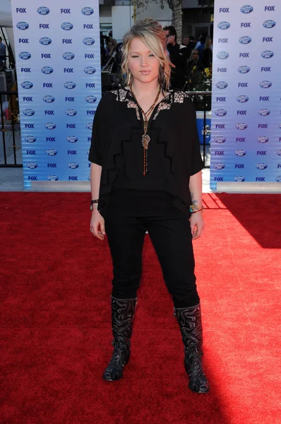 Crystal Bowersox at the American Idol Grand Finale 2010, Nokia Theater, Los Angeles, CA. 05-26-10 — Stockfoto