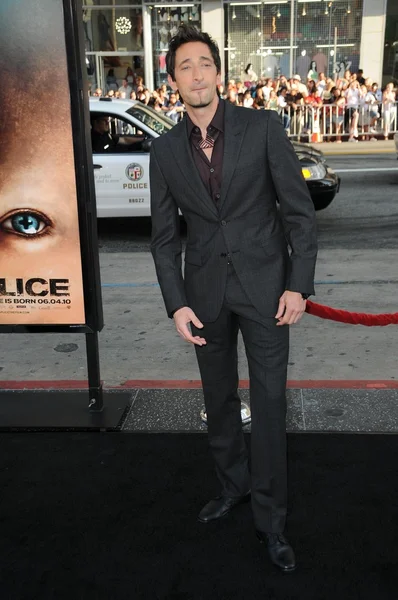 Adrien brody op de splice los angeles premiere, chinese theater, hollywood, ca. 06-02-10 — Stockfoto