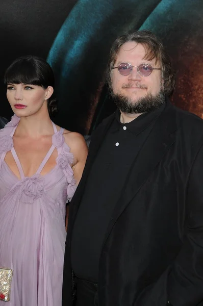 Delphine Chaneac e Guillermo Del Toro — Foto Stock