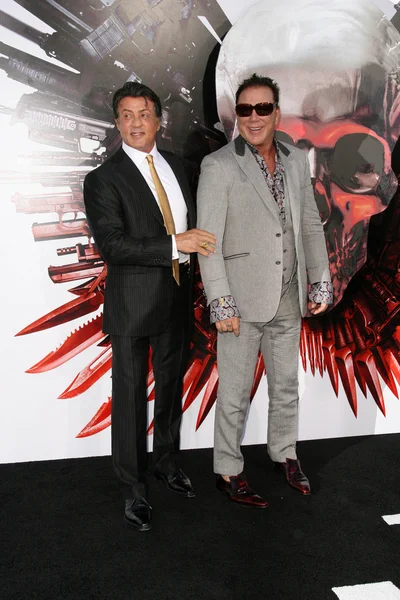 Sylvester Stallone e Mickey Rourke — Fotografia de Stock
