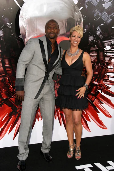 Terry Crews and wife Rebecca Crews — Stock Photo, Image