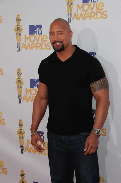 Dwayne 'The Rock' Johnson at the 2010 MTV Movie Awards Arrivals, Gibson Amphitheatre, Universal City, CA. 06-06-10 — 图库照片
