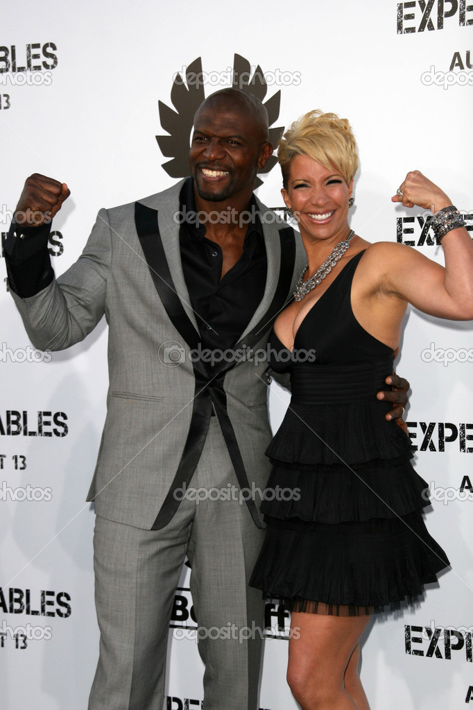 Terry Crews y su esposa Rebecca Crews — Foto editorial de stock © s