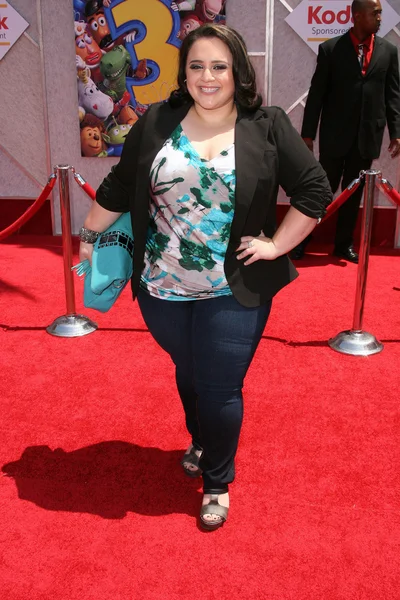 Nikki Blonsky at the "Toy Story 3" World Premiere, El Capitan Theater, Hollywood, CA. 06-13-10 — Stock Photo, Image