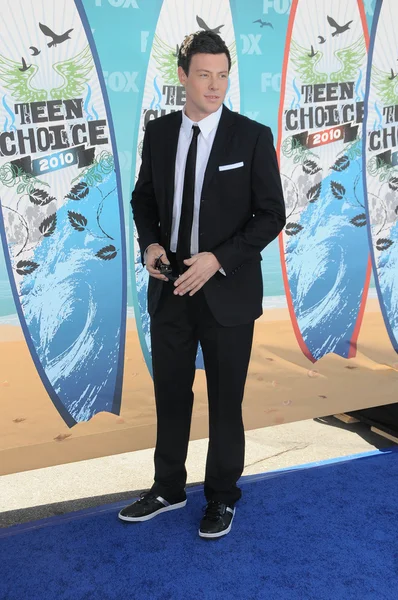 Cory Monteith 2010 Teen Choice Awards - aankomsten, Gibson Amphitheater, Universal City, Ca. 08-08-10 — Stockfoto