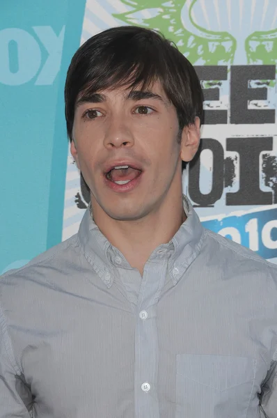 Justin Long at the 2010 Teen Choice Awards - Arrivals, Gibson Amphitheater, Universal City, CA. 08-08-10 — Stockfoto