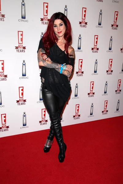 Kat Von D at Es 20th Birthday Bash Celebrating Two Decades of Pop Culture, The London, West Hollywood, CA. 05-24-10 — Stock Photo, Image