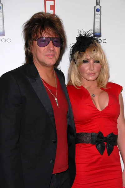 Richie sambora och nikki lund — Stockfoto