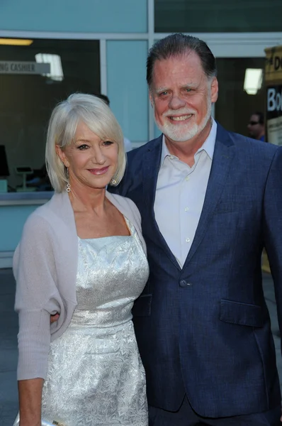 Helen mirren és taylor hackford — Stock Fotó