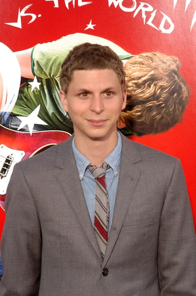 Michael Cera na "Scott Pilgrim vs. Světová premiéra, čínské divadlo, Hollywood, CA. 07-27-10 — Stock fotografie