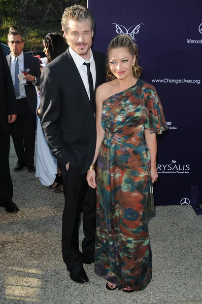 Eric dane en rebecca gayheart — Stockfoto