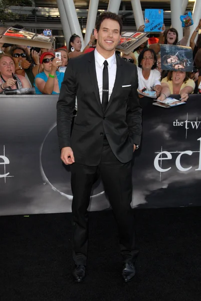 Kellan Lutz at The Twilight Saga Eclipse Los Angeles Premiere, L.A. Live, Los Angeles, CA. 06-24-10 — Stock Photo, Image