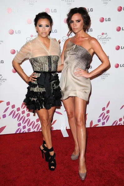 Eva Longoria Parker et Victoria Beckham au LG "Fashion Touch" Party, Soho House, West Hollywood, CA. 05-24-10 — Photo