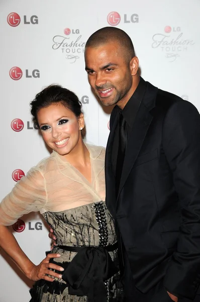 Eva Longoria Parker e Tony Parker na LG "Fashion Touch" Party, Soho House, West Hollywood, CA. 05-24-10 — Fotografia de Stock