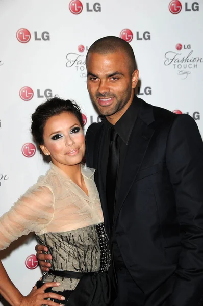 Eva Longoria Parker y Tony Parker en el LG "Fashion Touch" Party, Soho House, West Hollywood, CA. 05-24-10 — Foto de Stock