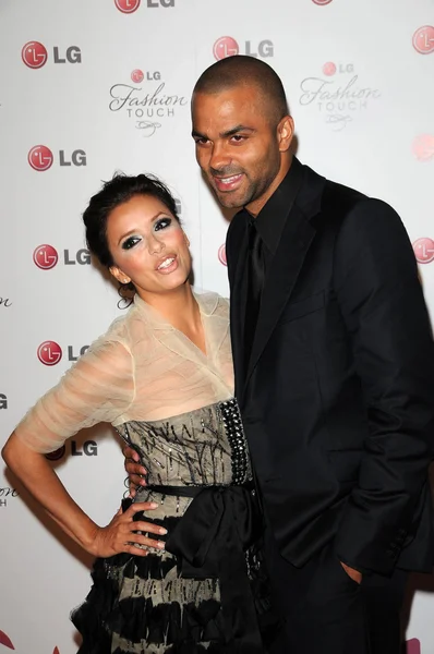 Eva Longoria Parker dan Tony Parker di LG "Fashion Touch" Party, Soho House, West Hollywood, CA. 05-24-10 — Stok Foto