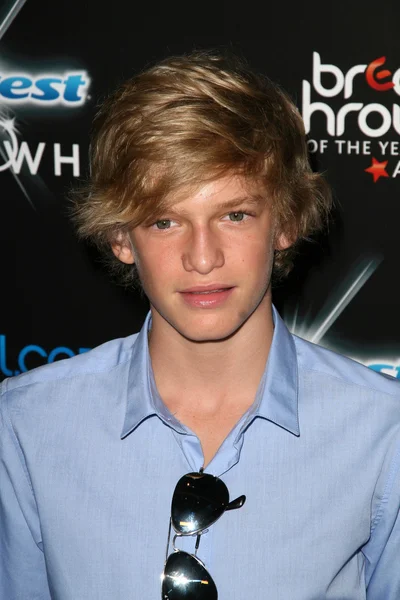 Cody Simpson at the Breakthrough Of The Year Awards, Pacific Design Center, West Hollywood, CA. 08-15-10 — 图库照片