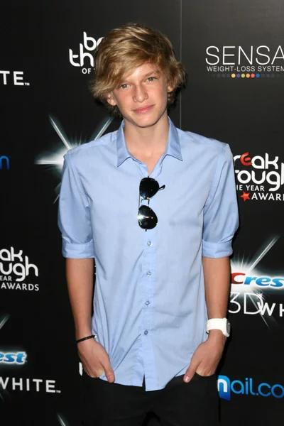 Cody Simpson at the Breakthrough Of The Year Awards, Pacific Design Center, West Hollywood, CA. 08-15-10 — Zdjęcie stockowe