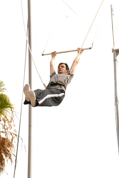 Josh robert thompson bei der geburtstagsparty von kerri kasem in der fliegenden gaona brothers trapezschule, wald hügel, ca. 07.11.10 — Stockfoto