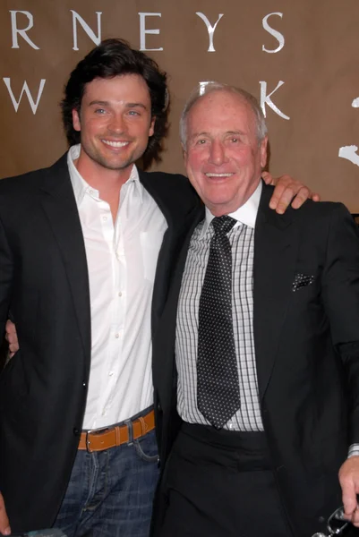 Tom Welling and Jerry Weintraub — Stock Photo, Image