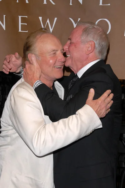 James caan och jerry weintraub — Stockfoto